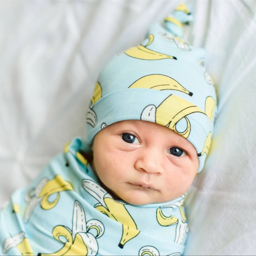 🍌 Little Sleepies Banana Infant Hat New NWT NIB - Picture 2 of 5